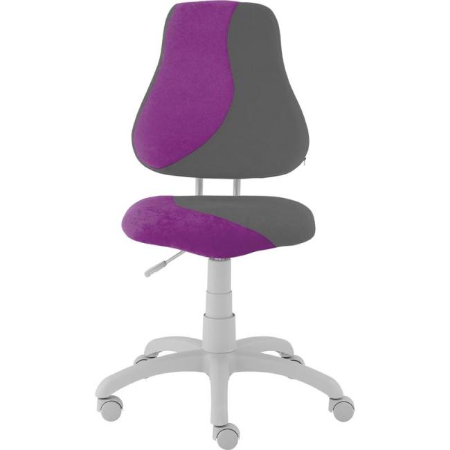 [AB201755] Children's growing chair FUXO S-LINE purple/grey (Suedine)