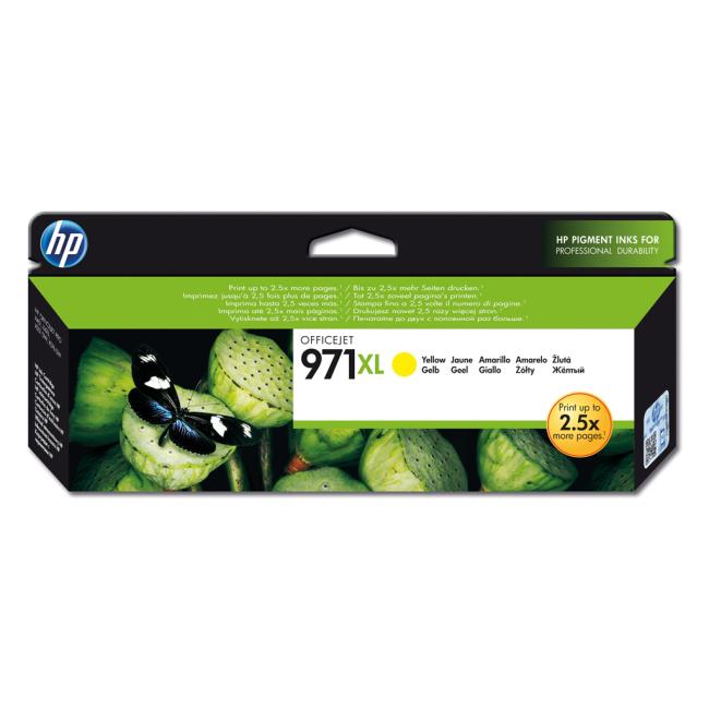 Atramentová kazeta HP CN628AE HP 971XL žltá XL (6 600 strán) pre Officejet Pro X451dw/X476dw/X551dw