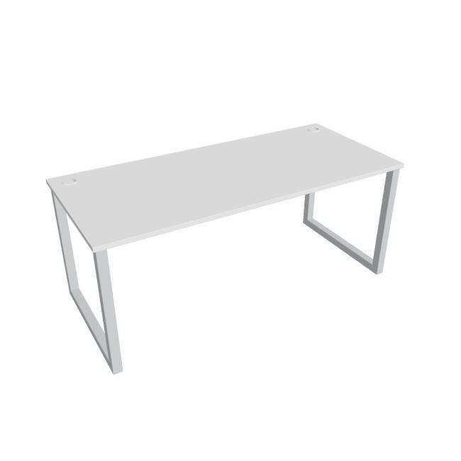 UNI O desk, 180x75.5x80 cm, white/grey