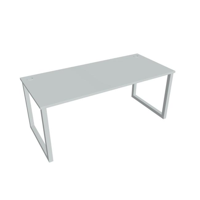UNI O desk, 180x75.5x80 cm, gray/grey