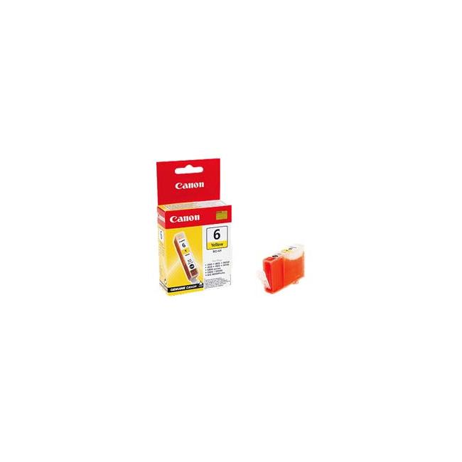 [CA000625] Ink cartridge Canon BCI-6Y for Pixma iP4000/5000/6000D/MP750/780 yellow (390 pages)