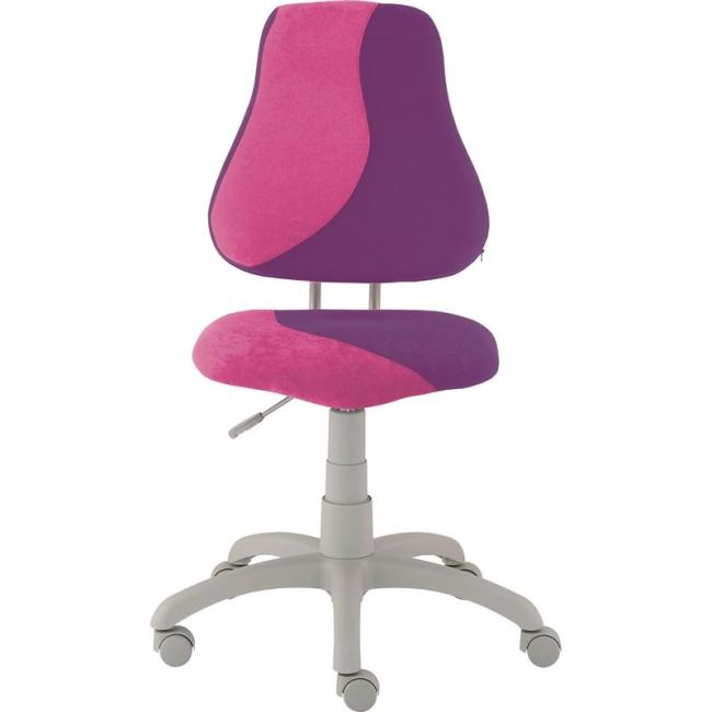 [AB201756] Children's growing chair FUXO S-LINE pink/purple (Suedine)