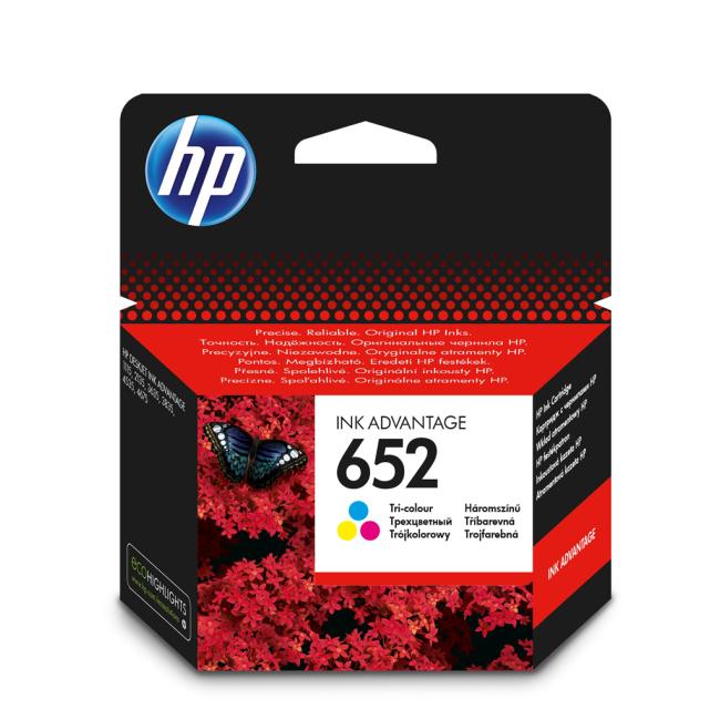 [HP001625] Ink cartridge HP F6V24AE HP 652 color (200 pages) for DeskJet Ink Advantage 1115/2135/3635/377