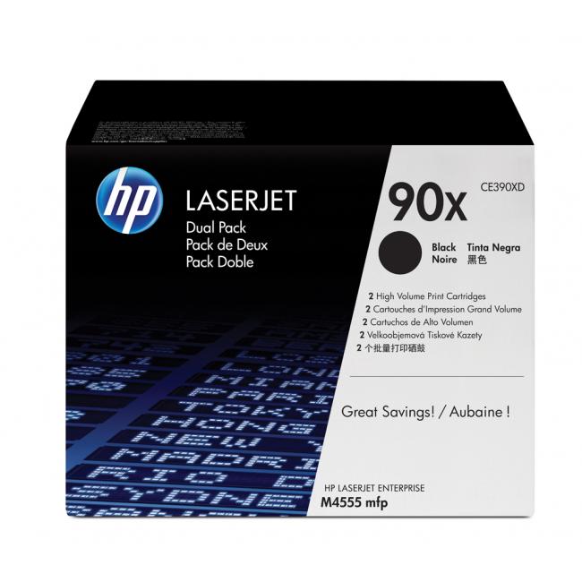 [HP002390] Toner HP CE390XD HP 90X dual pack black (2x24.000 str.) pre LaserJet Enterprise M4555