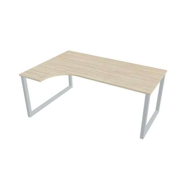 UNI O desk, ergo, right, 180x75.5x120 cm, agate/grey