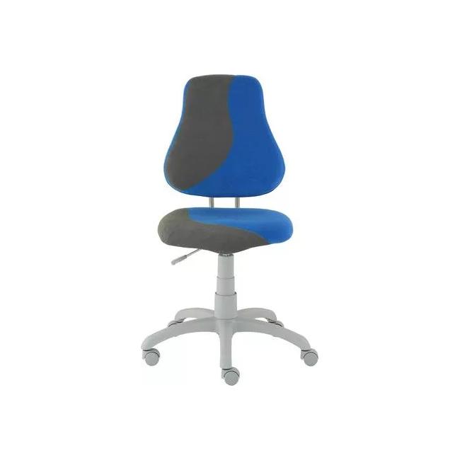 [AB201757] Children's growing chair FUXO S-LINE blue/grey (Suedine)
