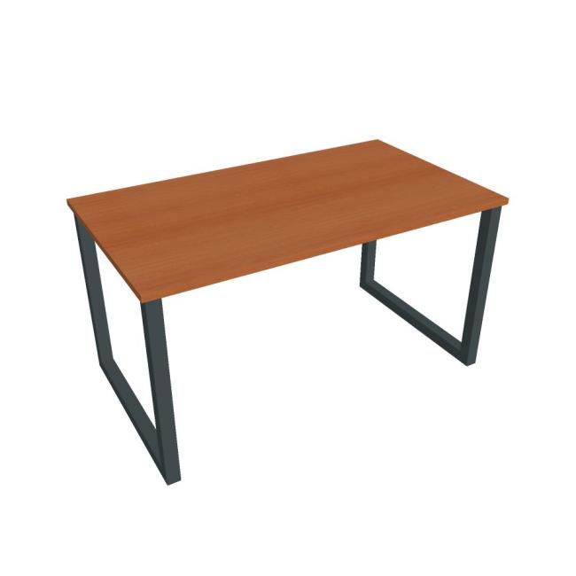 [ON918614] Conference table UNI O, 140x75.5x80 cm, cherry/black