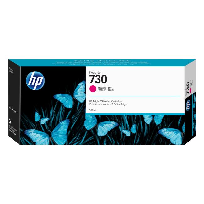 Atramentová kazeta HP P2V69A HP 730 purpurová pre DesignJet T1600, T1700, T2600 (300 ml)