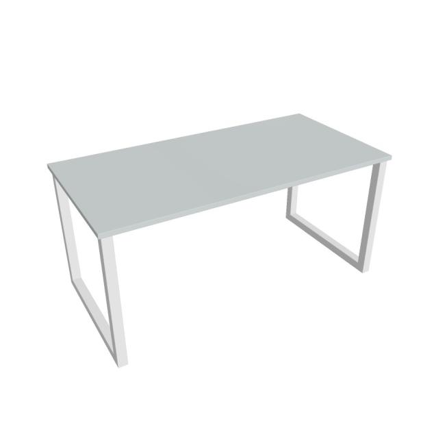 [ON918654] Conference table UNI O, 160x75.5x80 cm, grey/white