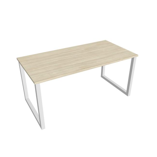 Conference table UNI O, 160x75.5x80 cm, agate/white