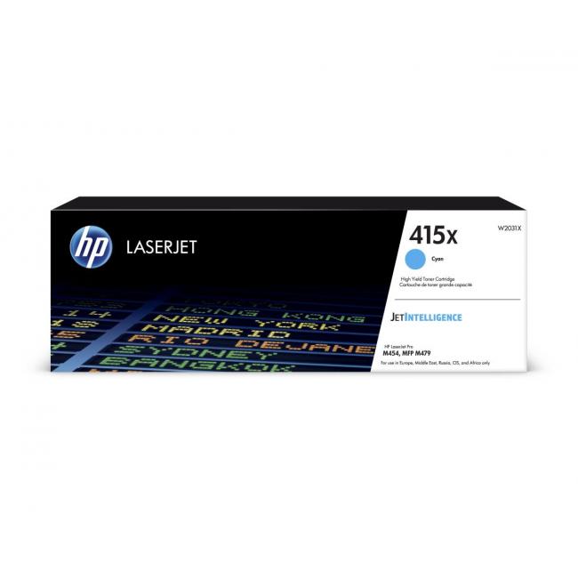Toner HP W2031X HP 415X cyan XL (6.000 str.) pre LaserJet Pro M454/MFP M479/ CLJ Enterprise M455/M480