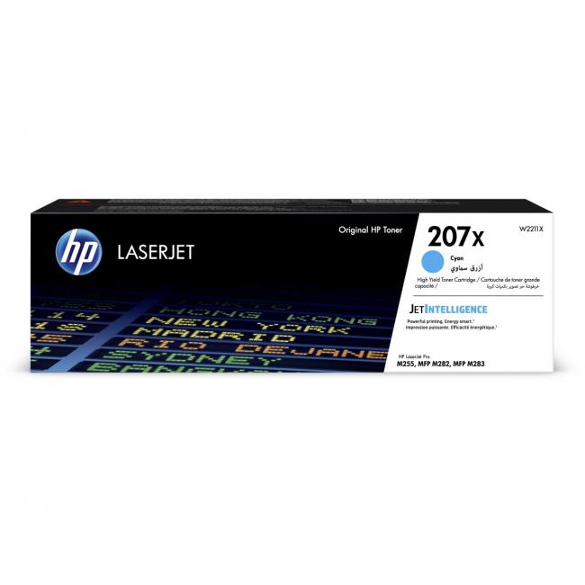 Toner HP W2211X HP 207X cyan XL (2.450 str.) pre Color LaserJet Pro M255/MFP M282/ M283