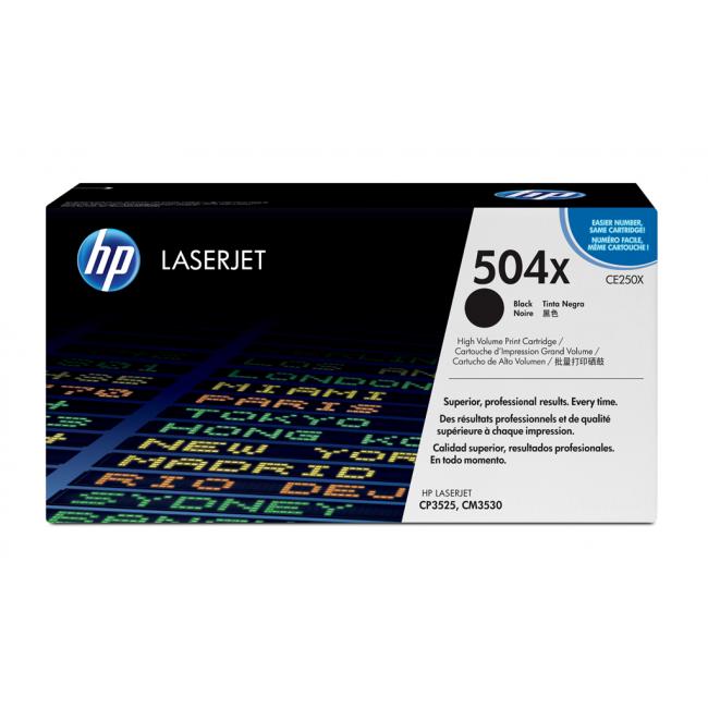 [HP105250] Toner HP CE250X HP 504X black (10.500 str.) pre Color LaserJet CM3530/CP3525