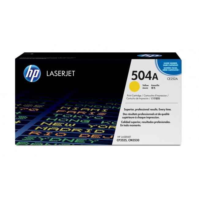 Toner HP CE252A HP 504A yellow (7.000 str.) pre Color LaserJet CM3530/CP3525