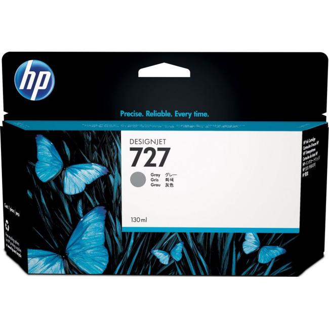 Atramentová náplň HP B3P24A HP 727 grey (130 ml) pre DesignJet T920/ T1500/ T2500