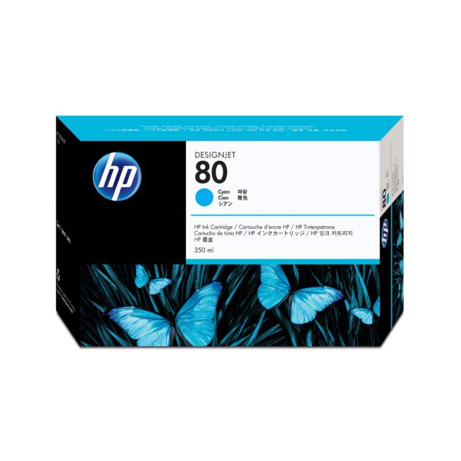 Ink cartridge HP C4846A HP 80 cyan (350 ml) for Designjet 1000