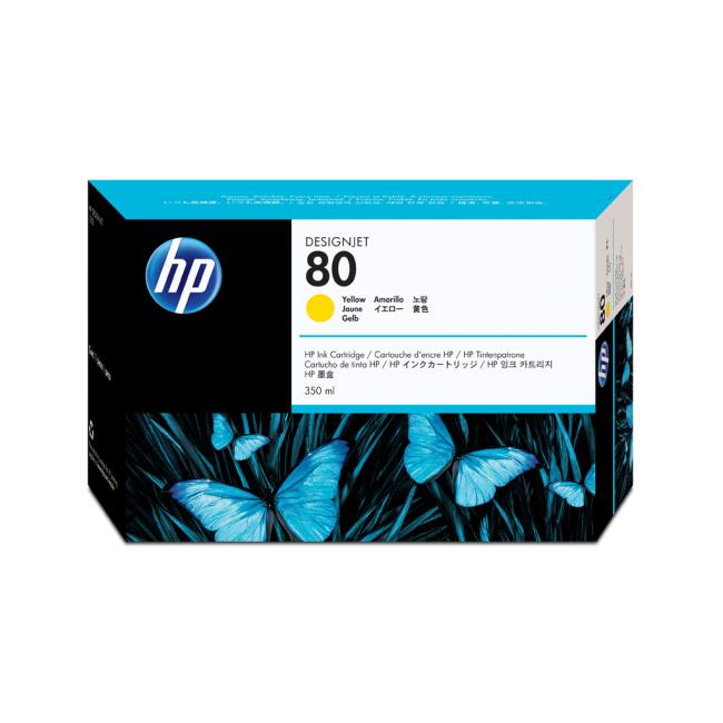 [HP484800] Atramentová náplň HP C4848A HP 80 yellow (350 ml) pre Designjet 1000