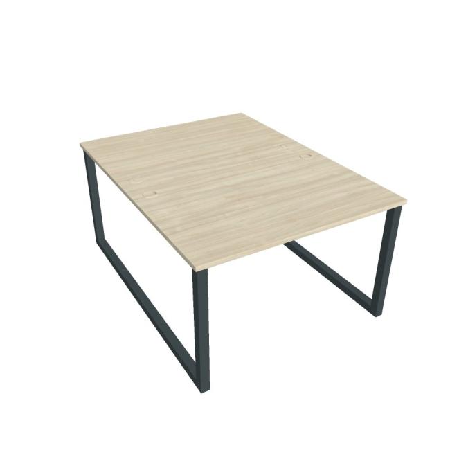 Work table UNI O, 120x75.5x160 cm, agate/black