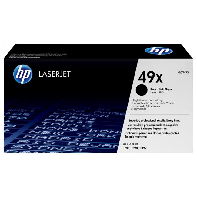 Toner HP Q5949X HP 49X čierny (6 000 str.) pre LaserJet 1160/1320/3390/3392
