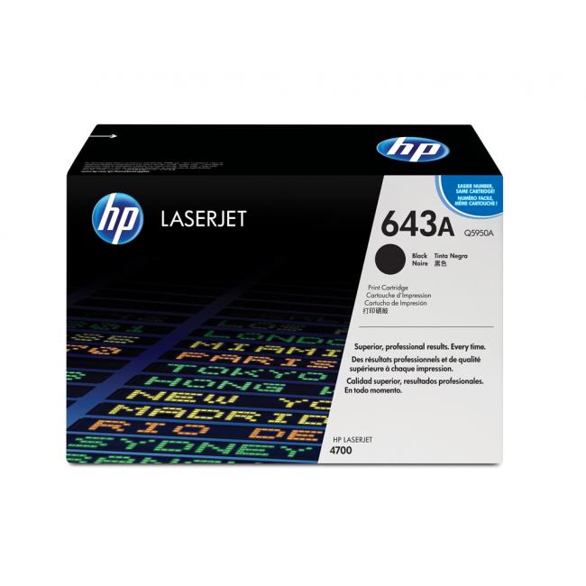 Toner HP Q5950A HP 643A black (11.000 str.) pre Color LaserJet 4700