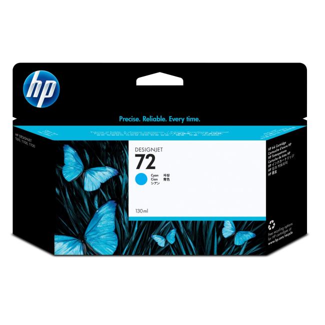 [HP937101] Atramentová kazeta HP C9371A HP 72 azúrová (130 ml) pre DesignJet T610/T620/T790/T770