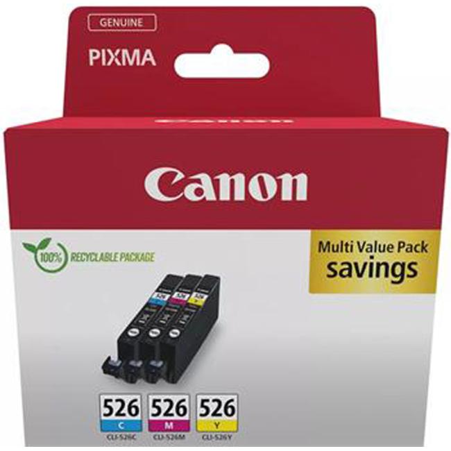 [CA014086] Ink cartridge Canon CLI-526 for MG 5150/5250/6150/8150 C/M/Y pack (3x450 pages)