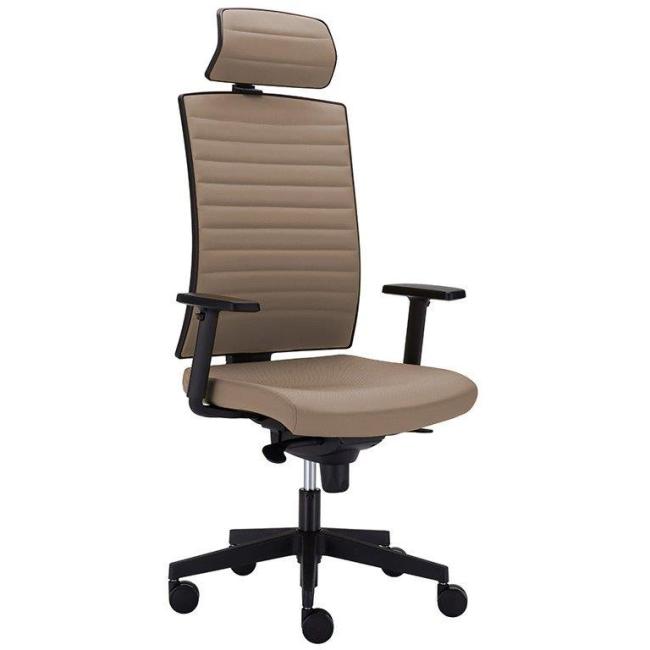 [AB201792] GAME VIP office chair fully upholstered, T-synchro, PDH 3D stitched, armrests P51, Lucky 1021 beige