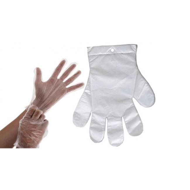 [HY000077] Jednorazové, mikroténové HDPE rukavice (100 ks)