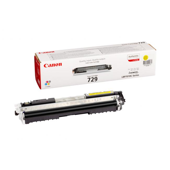 Toner Canon CRG-729 žltý (1 000 str.) pre LBP7010C/7018C