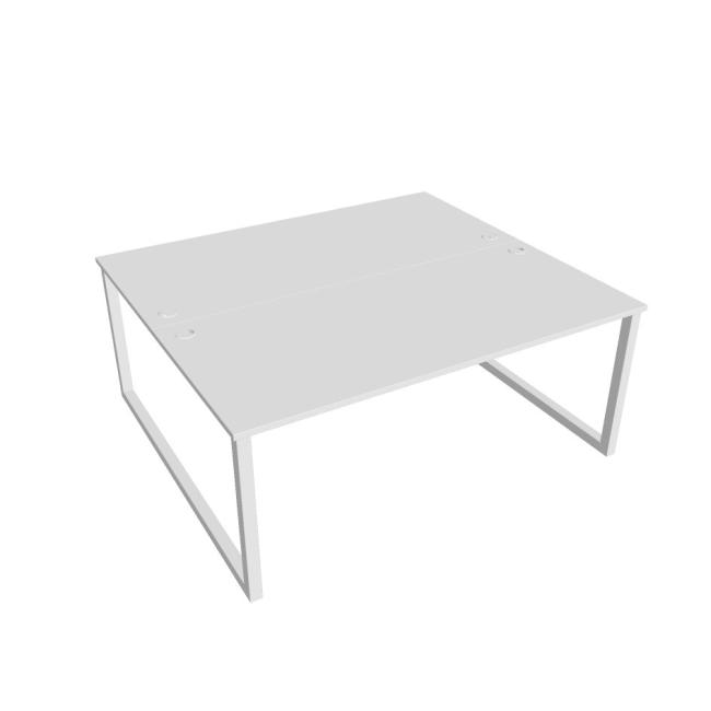 UNI O desk, 180x75.5x160 cm, white/white