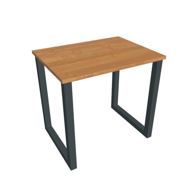 UNI O desk, 80x75.5x60 cm, alder/black