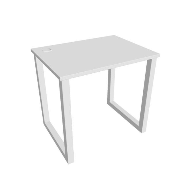 UNI O desk, 80x75.5x60 cm, white/white