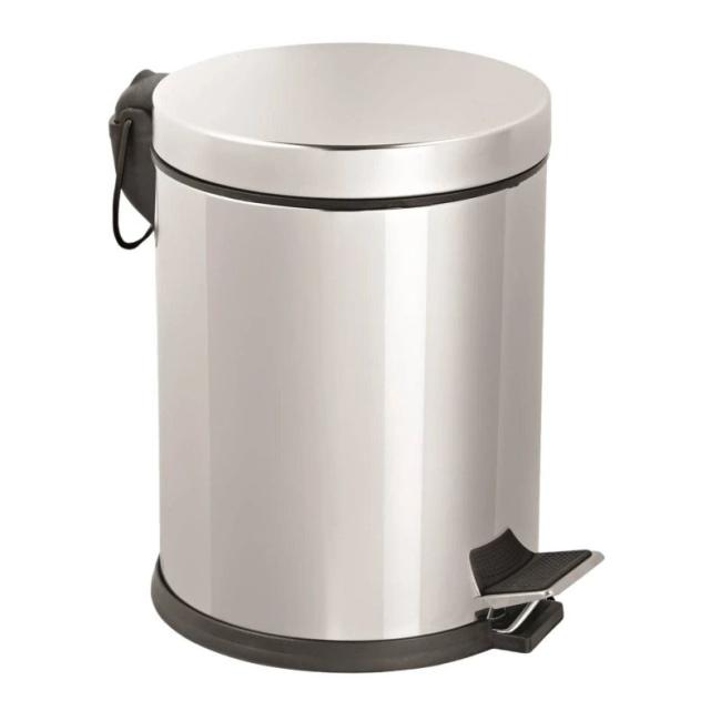 [HY006608] Waste bin stainless steel 12 ℓ