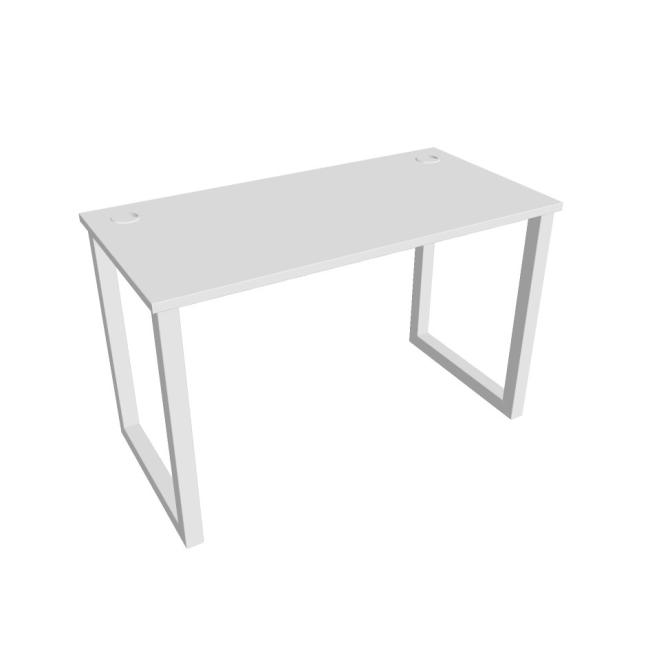 UNI O desk, 120x75.5x60 cm, white/white
