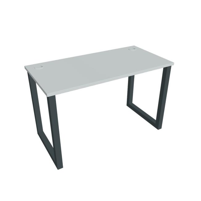 UNI O desk, 120x75.5x60 cm, grey/black