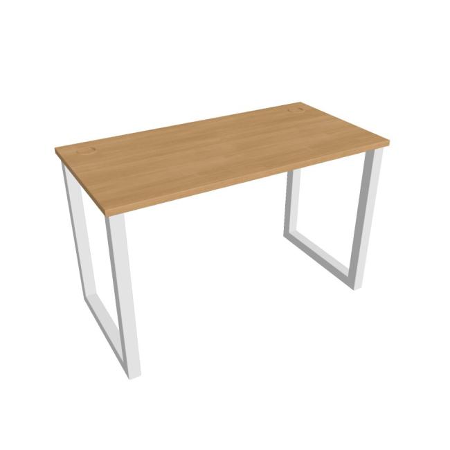UNI O desk, 120x75.5x60 cm, oak/white