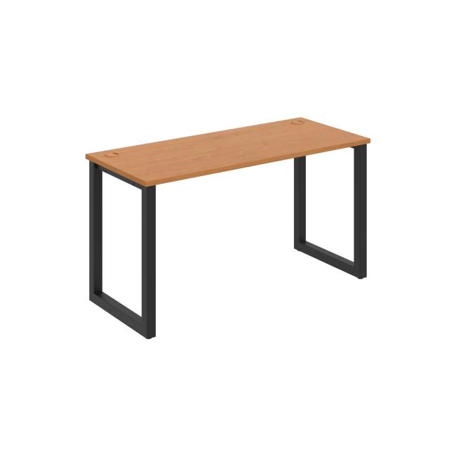 UNI O desk, 140x75.5x60 cm, alder/black
