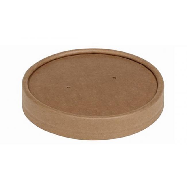 [HY015534] Paper lid for soup bowl 240 ml 25 pieces
