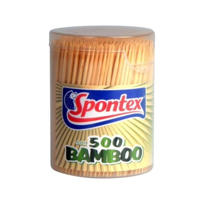 Bamboo toothpicks Spontex 500 pieces