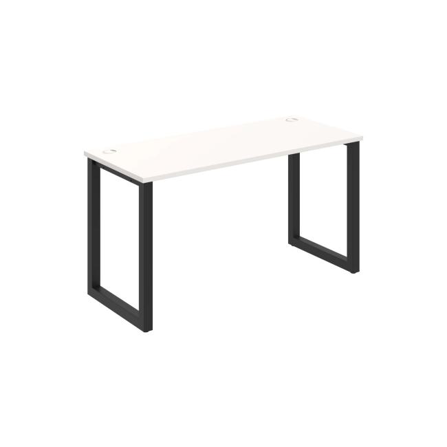 UNI O desk, 140x75.5x60 cm, white/black