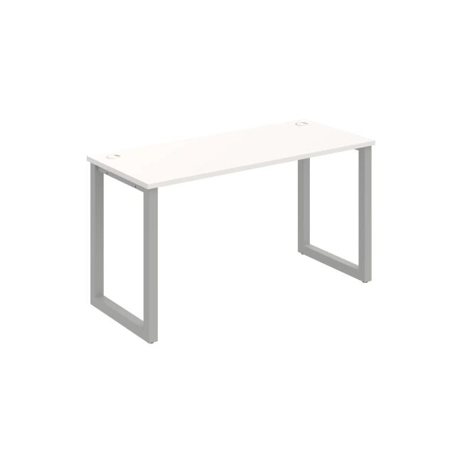 UNI O desk, 140x75.5x60 cm, white/grey