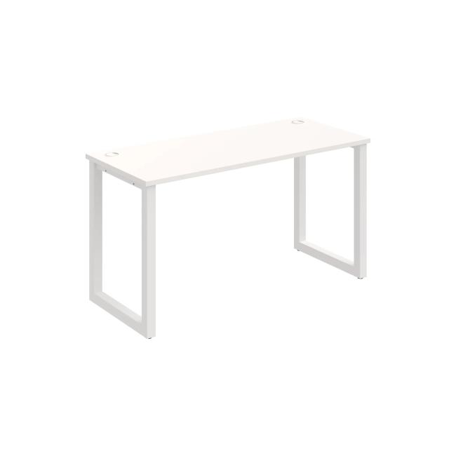 UNI O desk, 140x75.5x60 cm, white/white