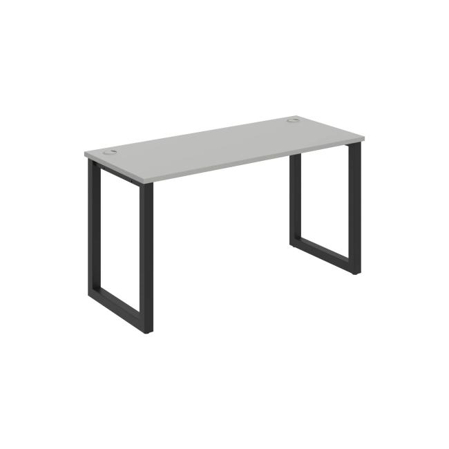 UNI O desk, 140x75.5x60 cm, grey/black