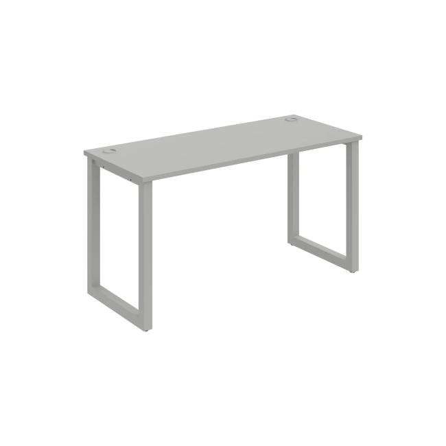 UNI O desk, 140x75.5x60 cm, gray/grey