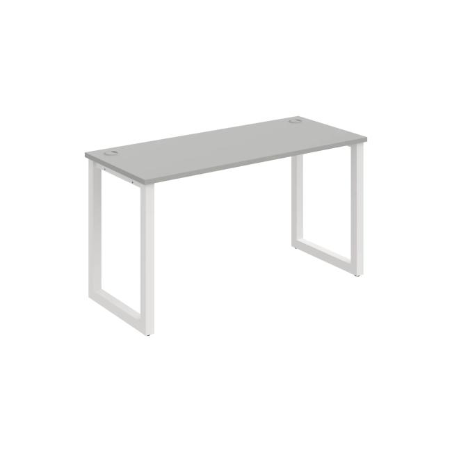 UNI O desk, 140x75.5x60 cm, grey/white