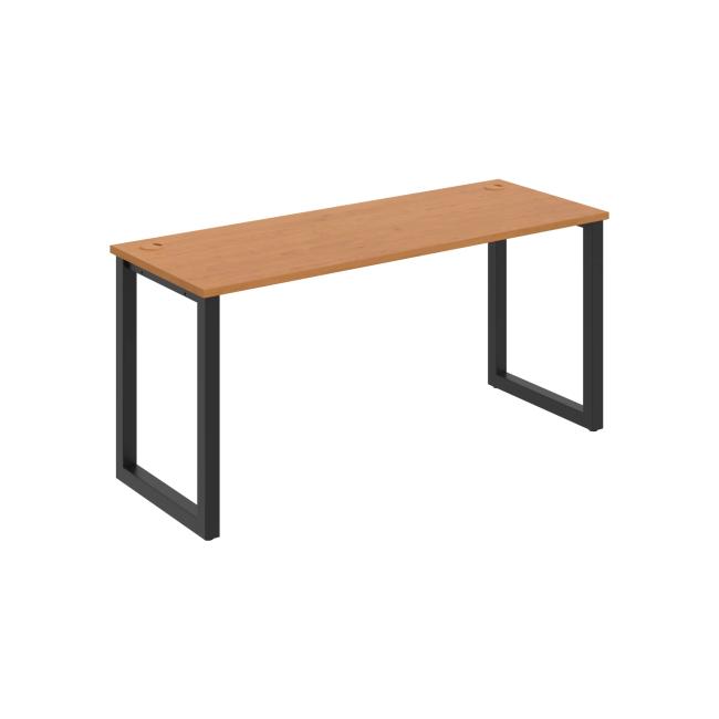 UNI O desk, 160x75.5x60 cm, alder/black