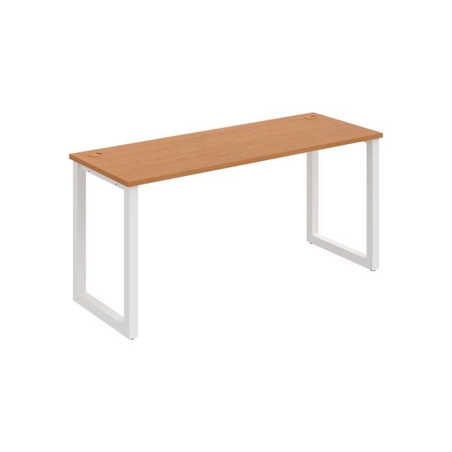 Work table UNI O, 160x75.5x60 cm, alder/white