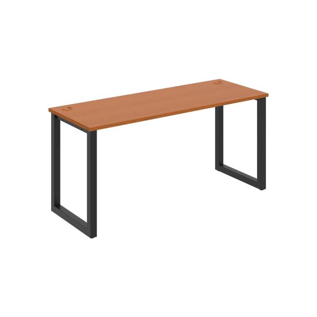 UNI O desk, 160x75.5x60 cm, cherry/black