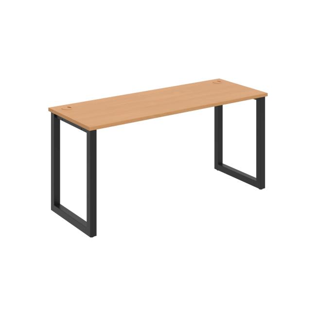 UNI O desk, 160x75.5x60 cm, beech/black