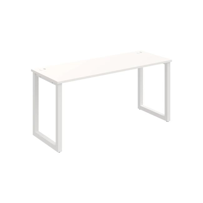 UNI O desk, 160x75.5x60 cm, white/white